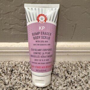 NEW | First Aid Beauty | KP Bump Eraser Body Scrub with 10% AHA | Size: 2 fl oz